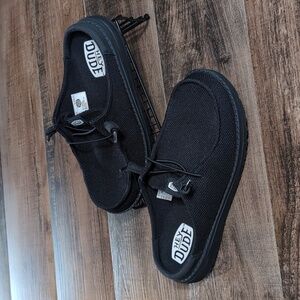 Hey Dude Wendy Slip Mono Black Slip On Women’s Size 10.0